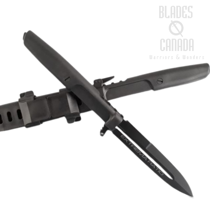 Extrema Ratio REQUIEM Fixed Blade Knife, Bohler N690, Black Handle Extrema Ratio REQUIEM Fixed Blade Knife, Bohler N690, Black Handle